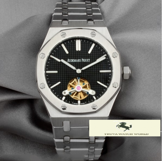 HK1057 AUDEMARS PİGUET ROYAL OAK TÜRBÜLON GÜMÜŞ KASA